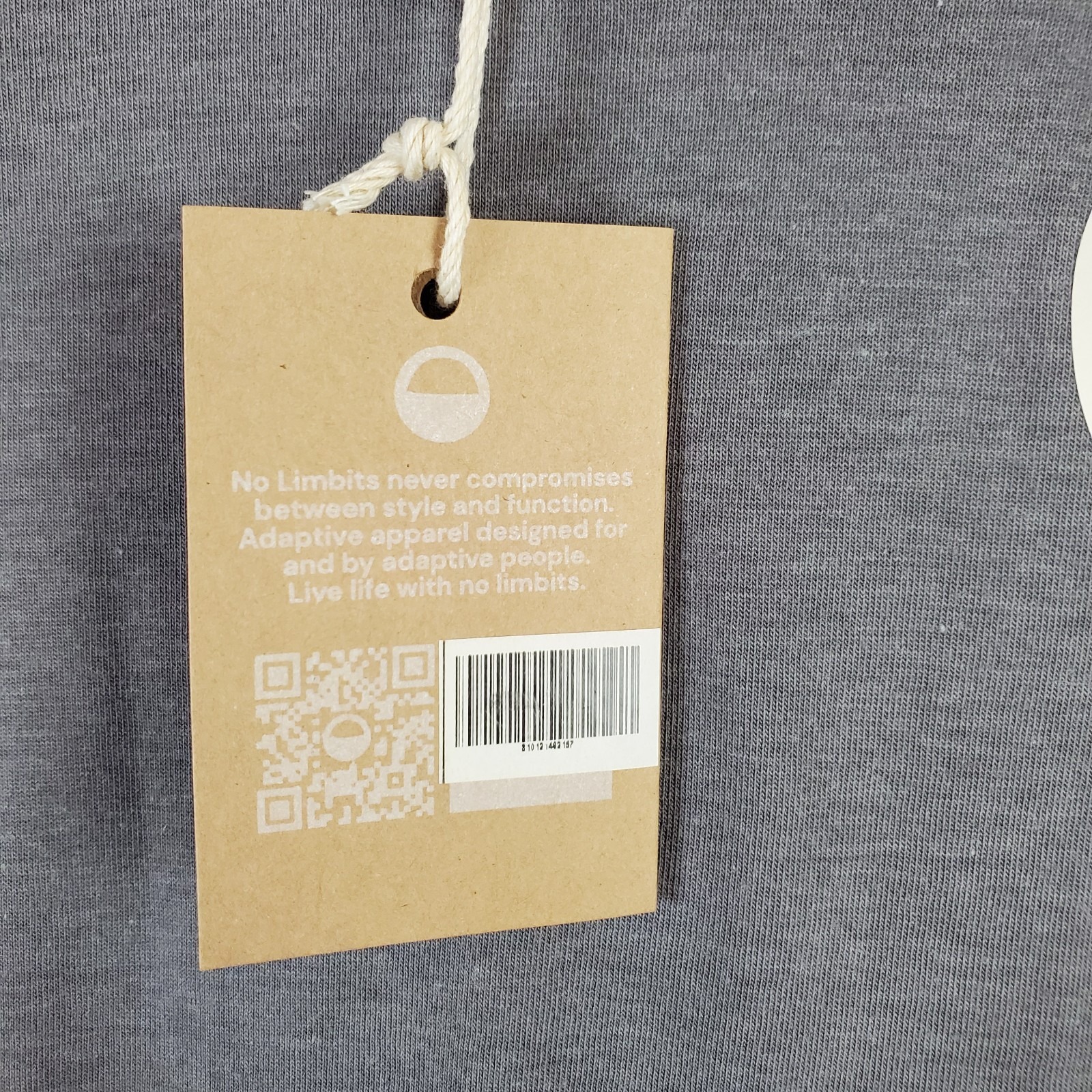 No Limbits Drirelease Freshguard Tee Shirt Mens Large Gray Logo Crew Neck — image 3 of 7